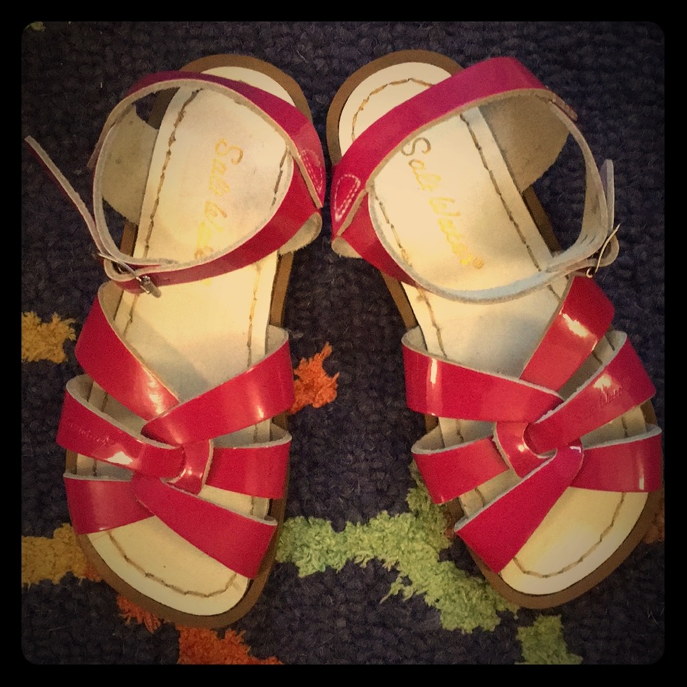 Patent leather salt waters